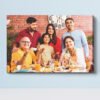 Canvas Photo With Wooden Frame