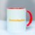 Premium ceramic mug with vibrant inner color and company branding – ideal for corporate gifting or employee use.